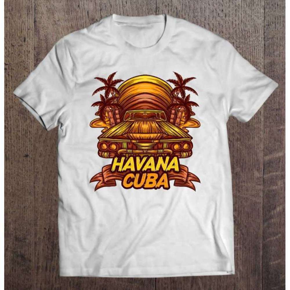 Havana Cuba Travel Vintage City Graphic Unisex T-Shirt